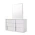Palermo Dresser & Mirror in White - Canal Furniture