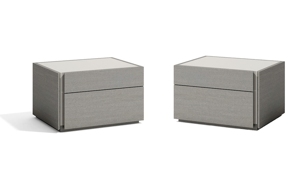 Faro Premium Bed in Grey | J&M Furniture - Canal Furniture