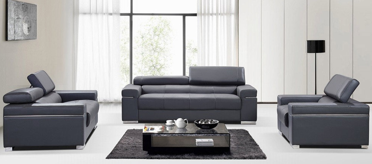 Soho Sofa Collection in Grey | J&M Furniture - Canal Furniture