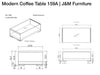 Modern Coffee Table 159A | J&M Furniture