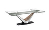 Victor Extendable Glass Table 3018-78 | Elite Modern