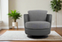 i743 Pienza Swivel/Rocking Armchair in Grey | Incanto