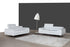 A973 Italian Leather Sofa Collection in White | J&M Furniture