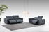 Prescott Leather Sofa in Dark Grey | J&M Furniture