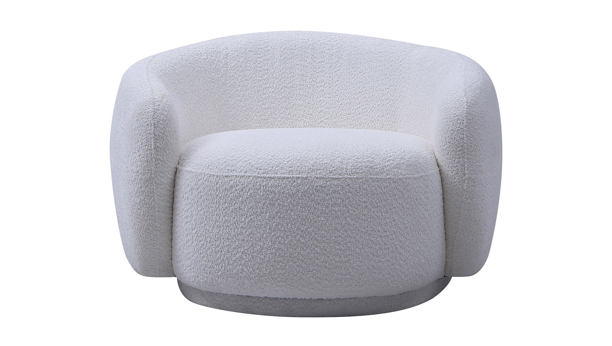 Lounge Fabric Chair in Off White | J&M Furniture