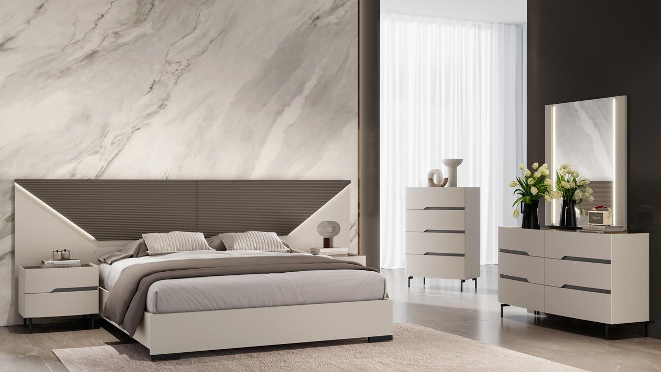 Lyon Contemporary Bed