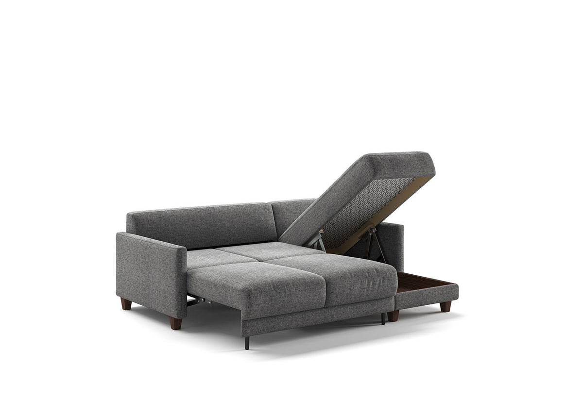 Martta Full XL Sleeper Sofa – Reversible Chaise with Storage