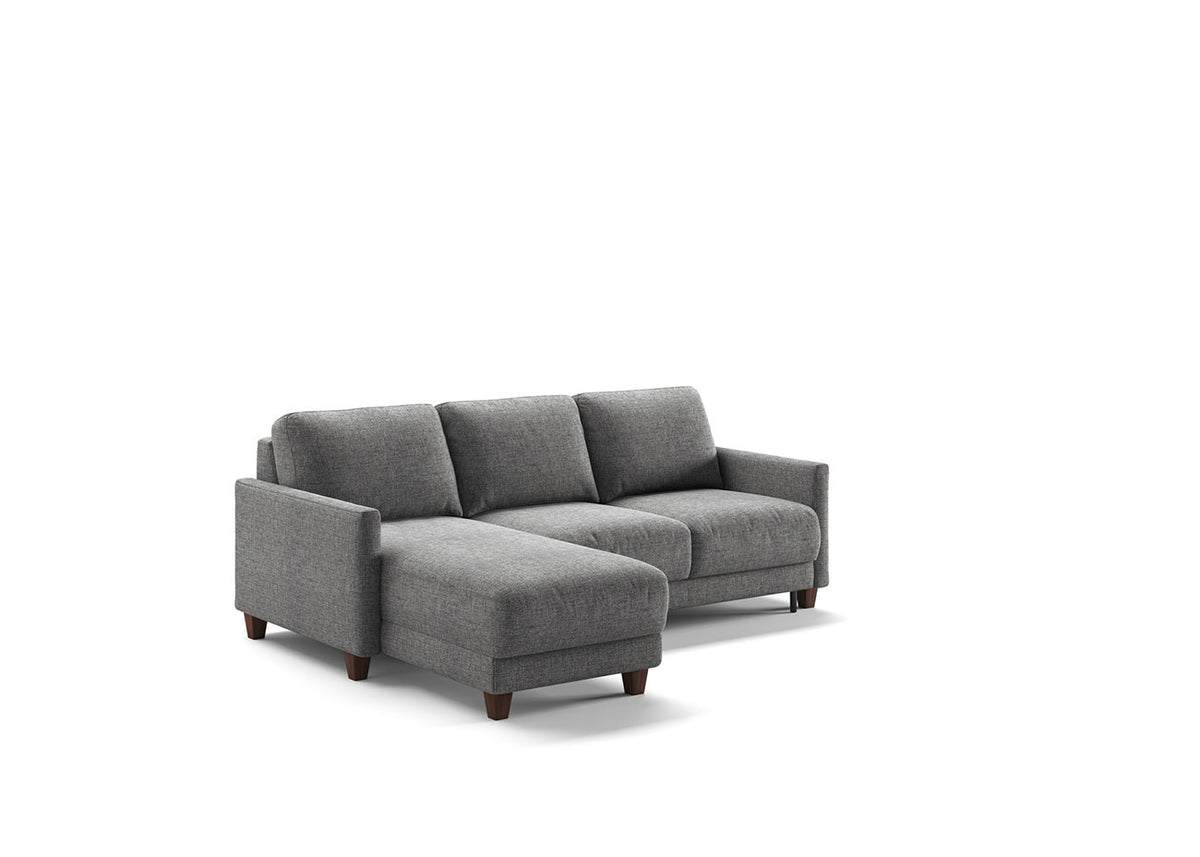 Martta Full XL Sleeper Sofa – Reversible Chaise with Storage