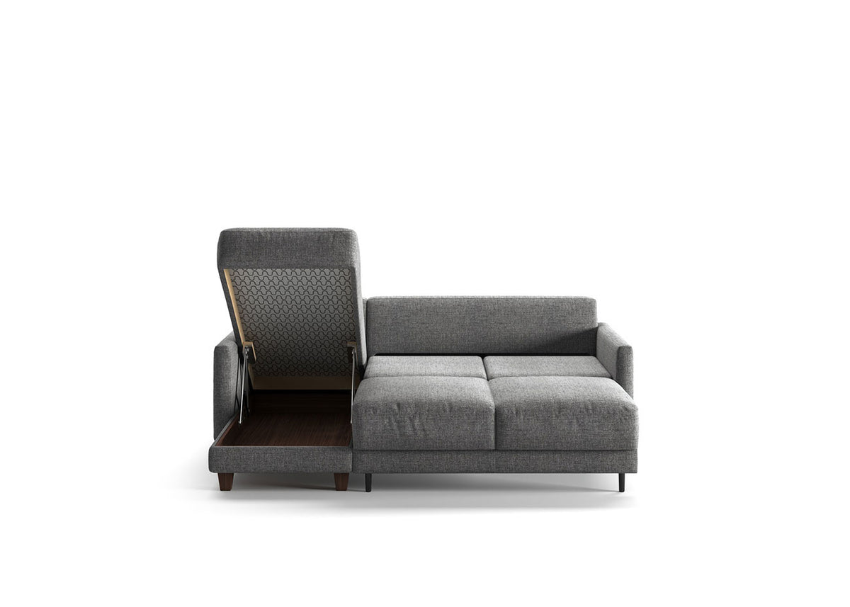 Martta Full XL Sleeper Sofa – Reversible Chaise with Storage
