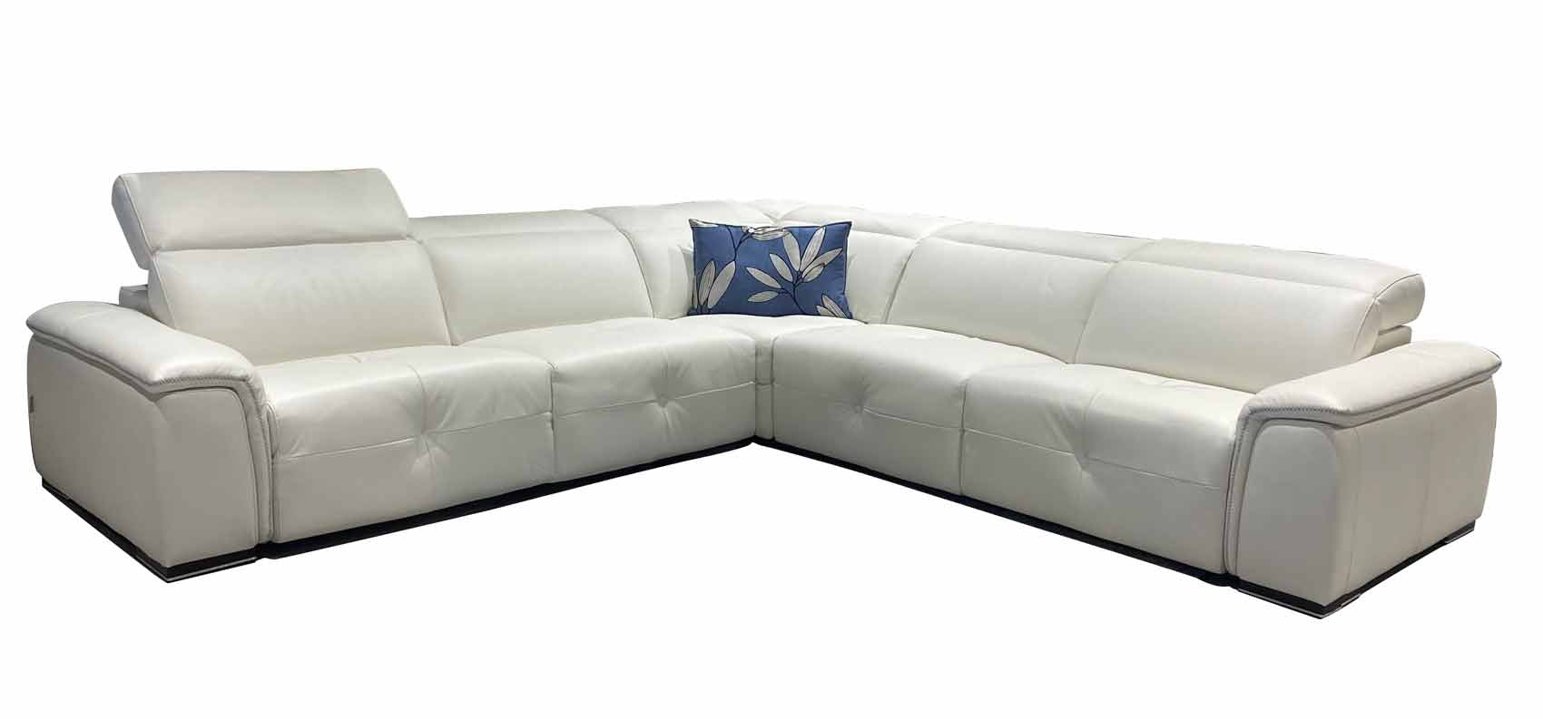 Mayon Leather Sectional | Max Divani