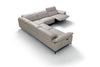 i845 Reclining Sectional in Light Grey | Incanto