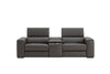 Picasso Loveseat with Console In Dark Grey | J&M Furniture