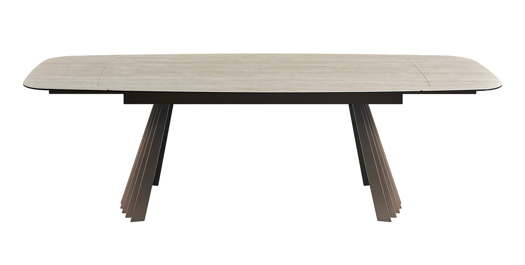 VA8619-GNF-260 Double-Sided Extension Dining Table | J&M Furniture