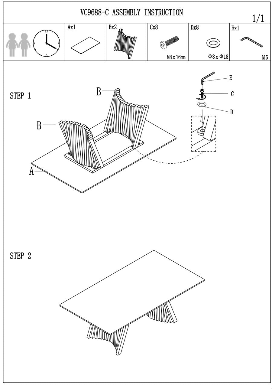 VC9688 Coffee Table | J&M Furniture