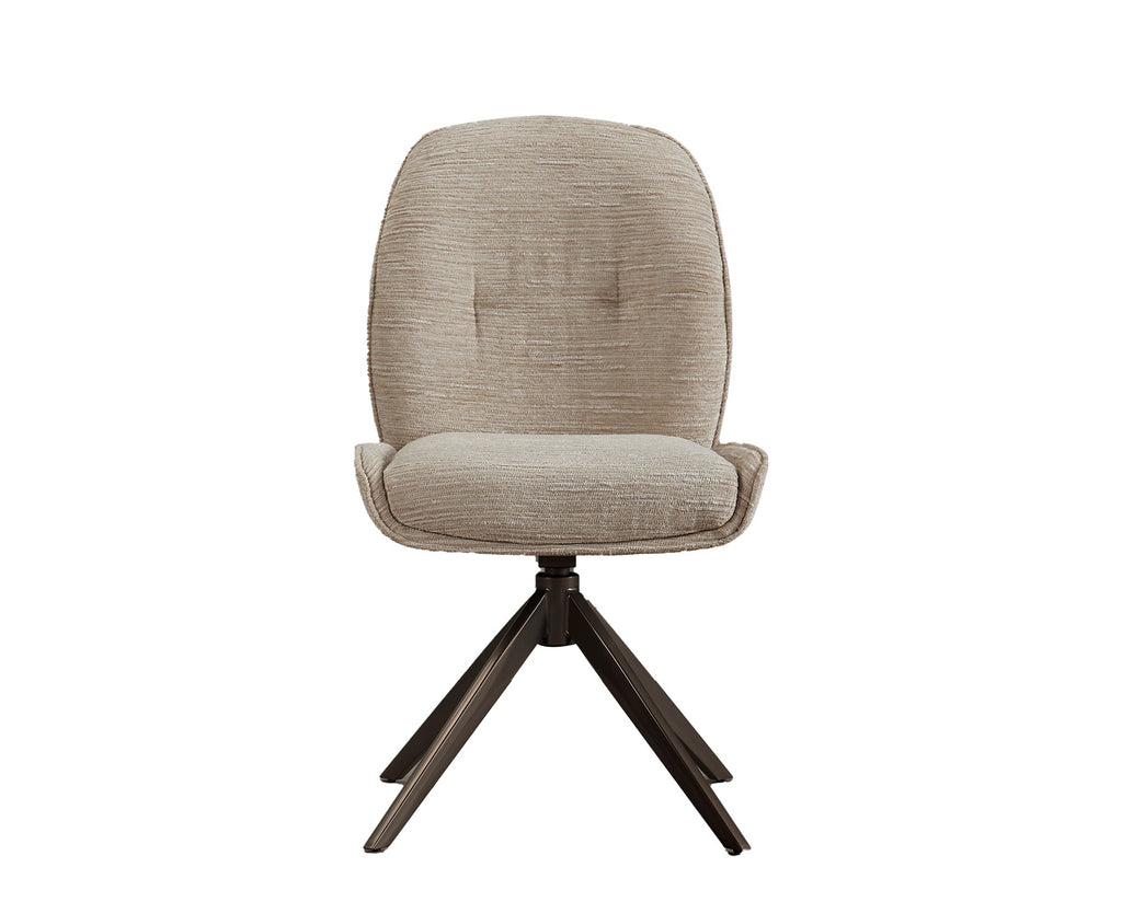 3116 Swivel Fabric Dining Chair (Pair) | J&M Furniture