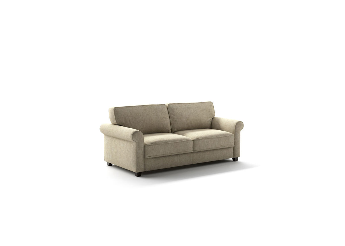 Willow Queen Size Sleeper Sofa – Traditional Rolled Arms