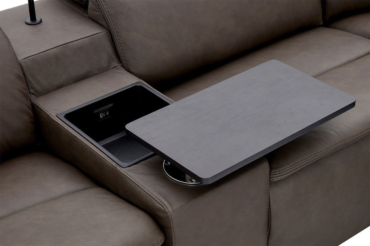 Zen Reclining Sectional & Storage Ottoman | J&M Furniture