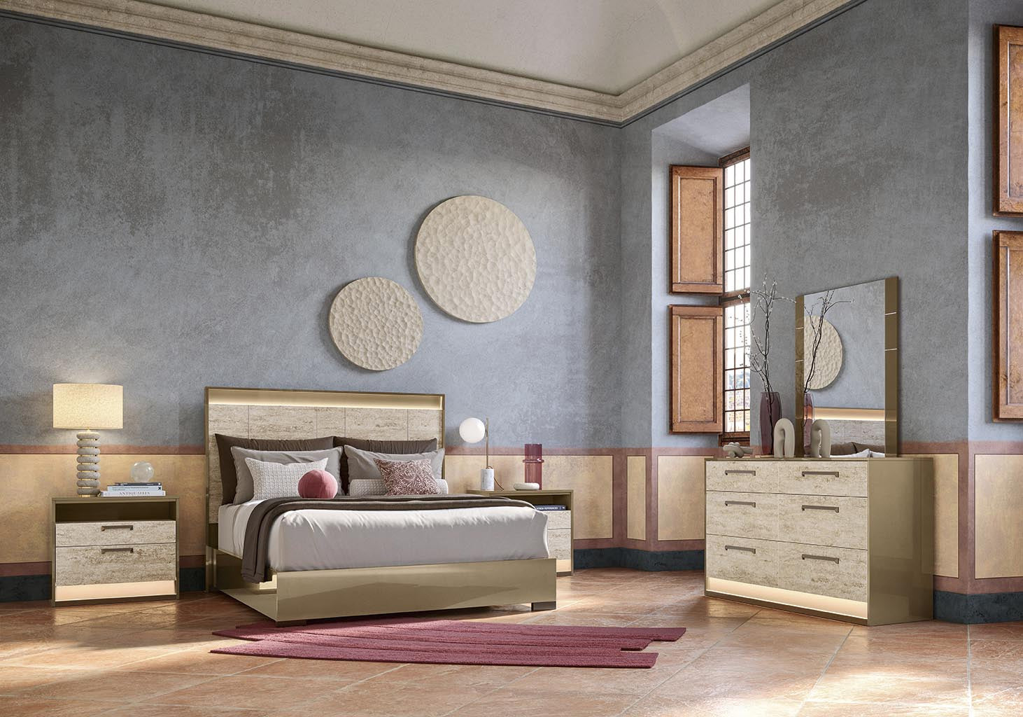 Alf Italia Bedroom Sets Jo Platform Bed | Alf Italia