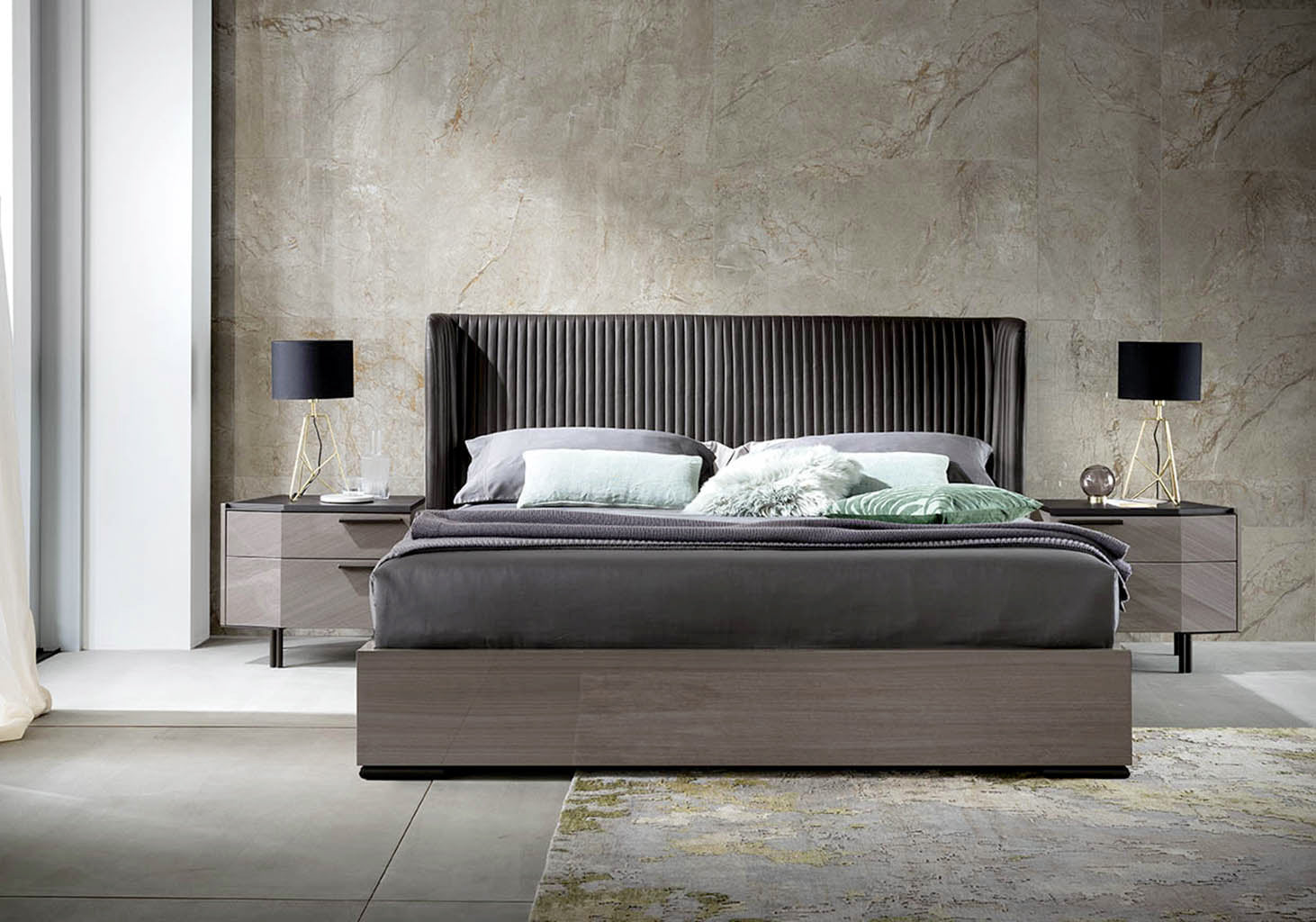 Alf Italia Bedroom Sets Olimpia Platform Bed | Alf Italia
