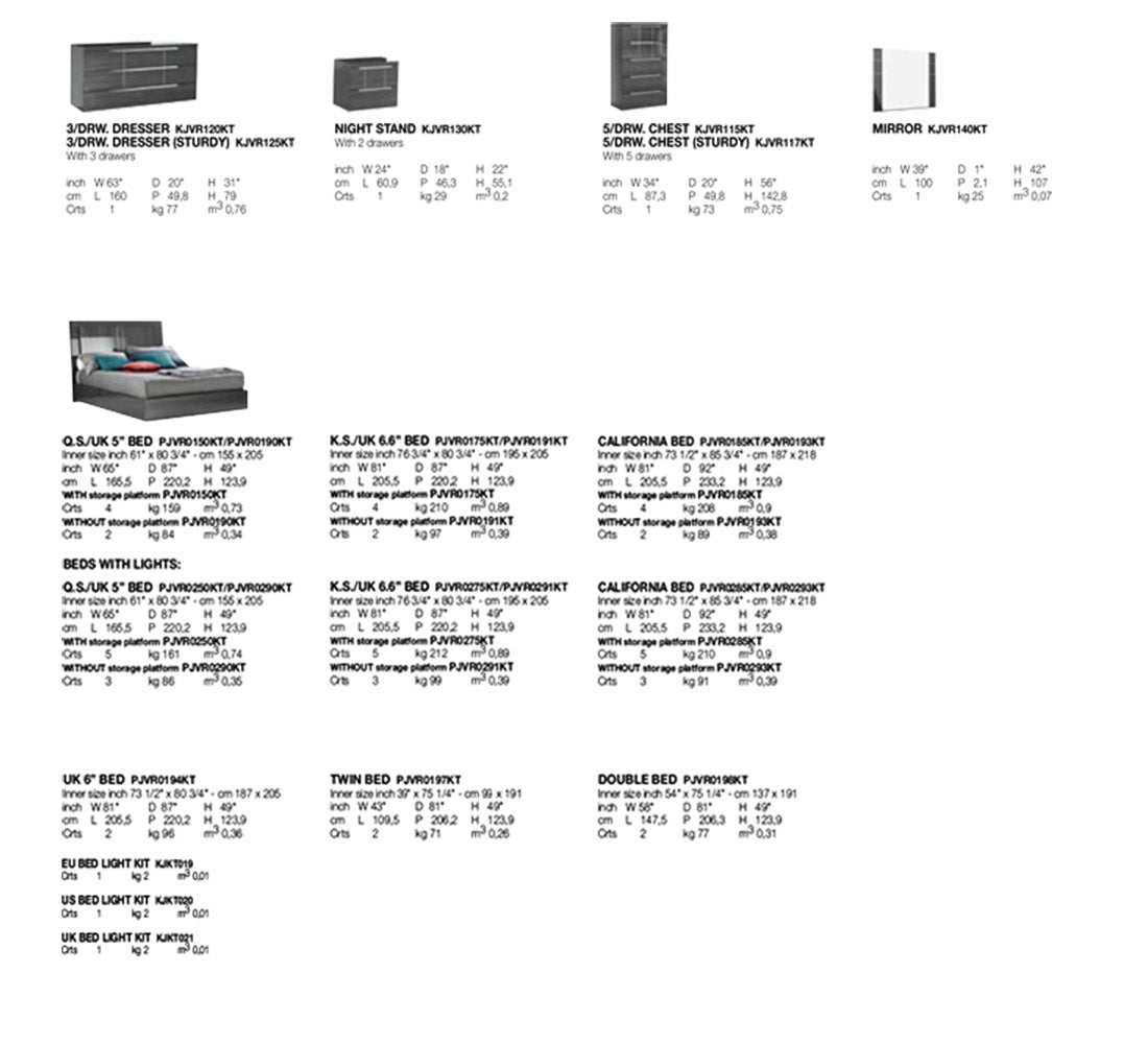 Alf Italia Bedroom Sets Versilia Platform Bed | Alf Italia