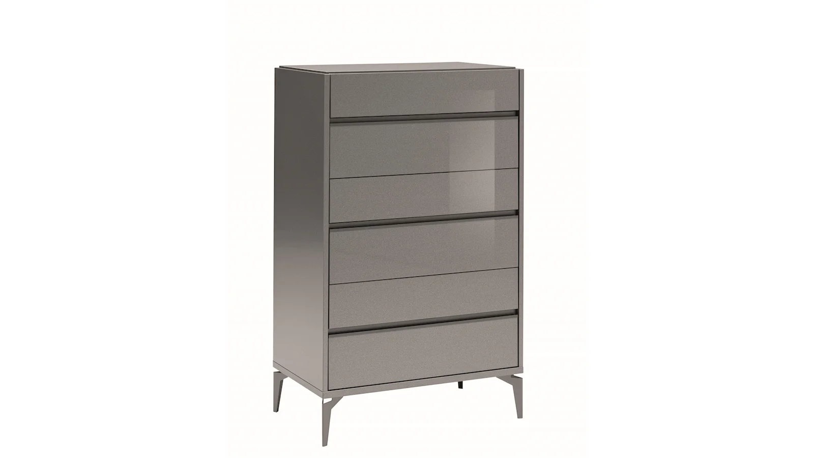 Alf Italia Chest Graphite 6 Drawer Chest