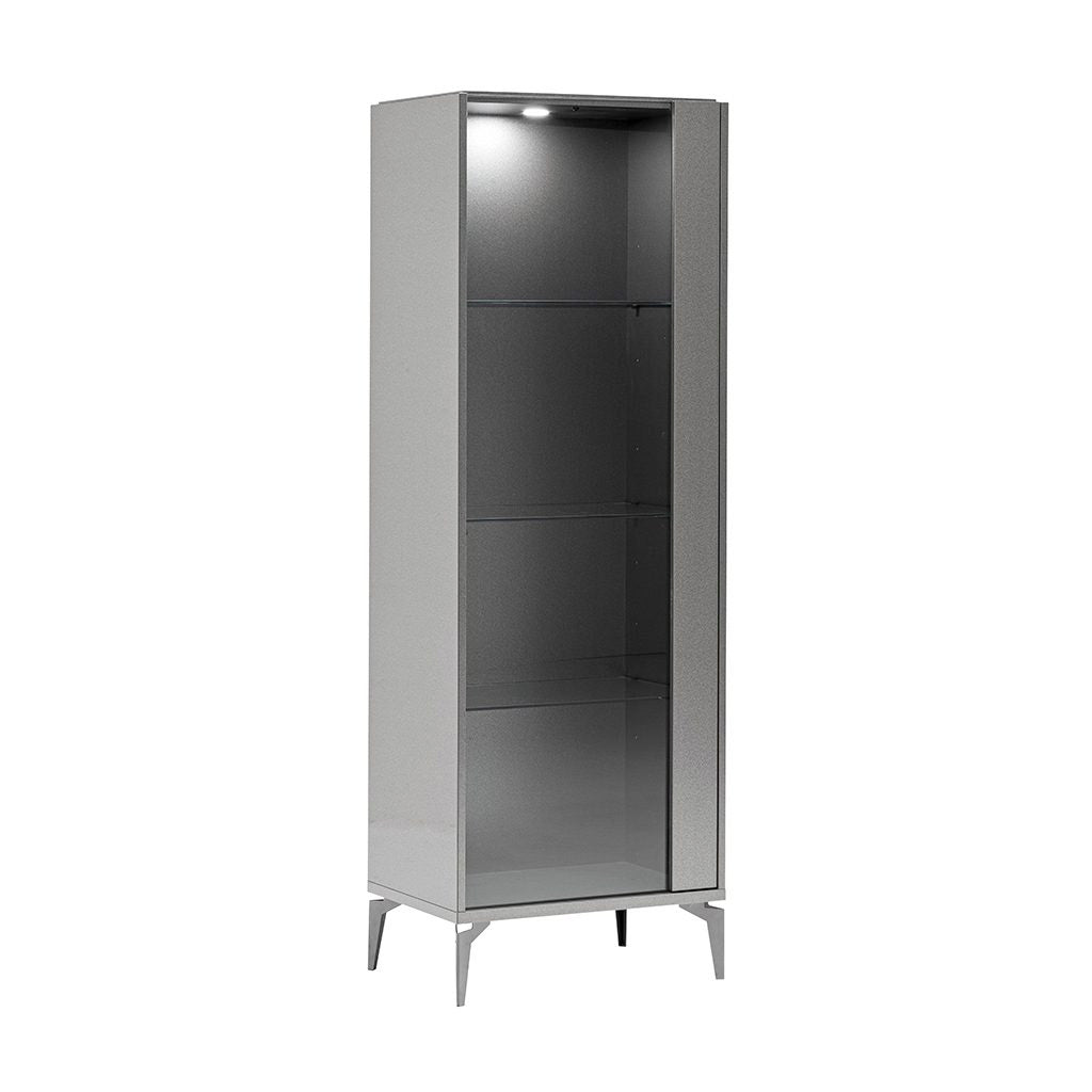 Alf Italia Curio Graphite Right Curio Graphite 1 Door Curio