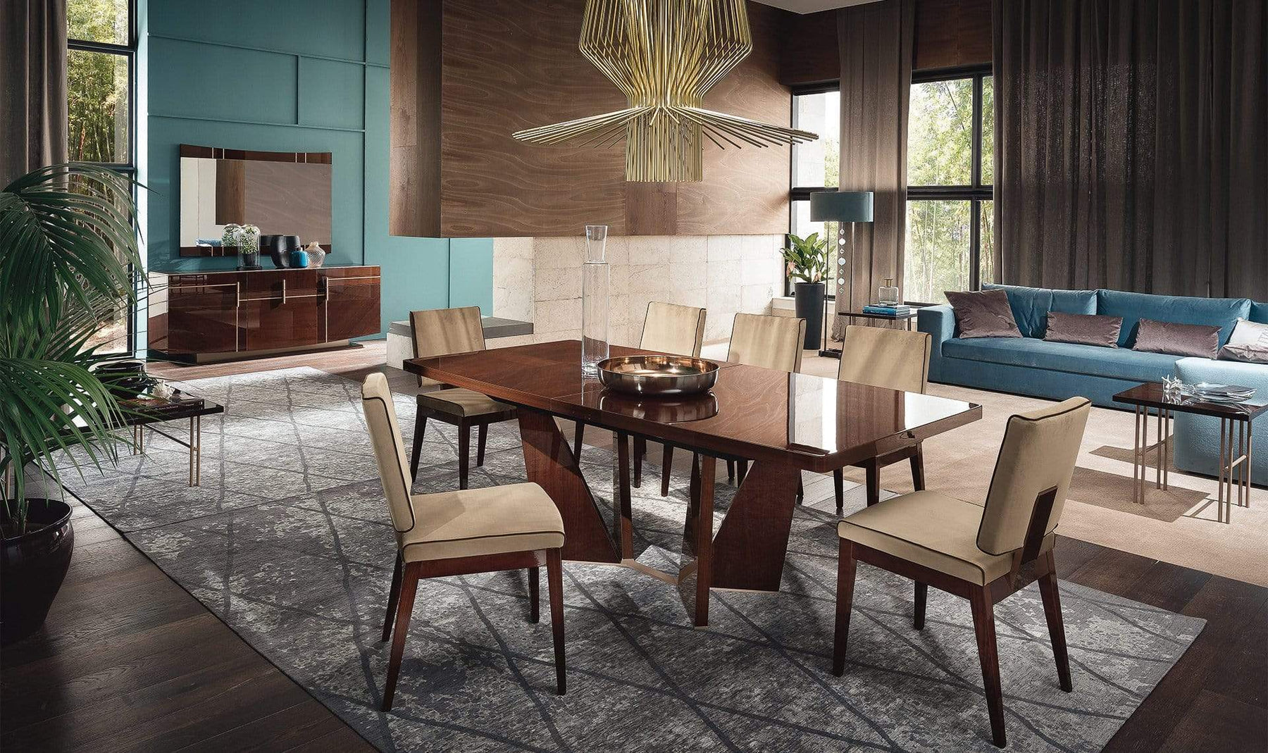 Alf Italia Dining Chair Bellagio Velvet Dining Chairs (Pair) | Alf Italia