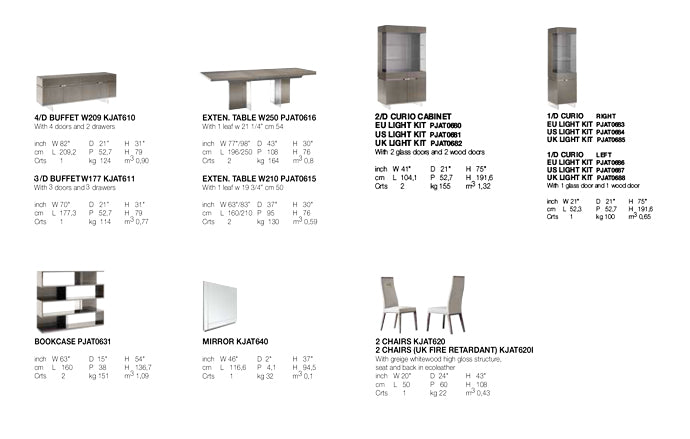 Alf Italia Dining Sets Athena Dining Table | Alf Italia