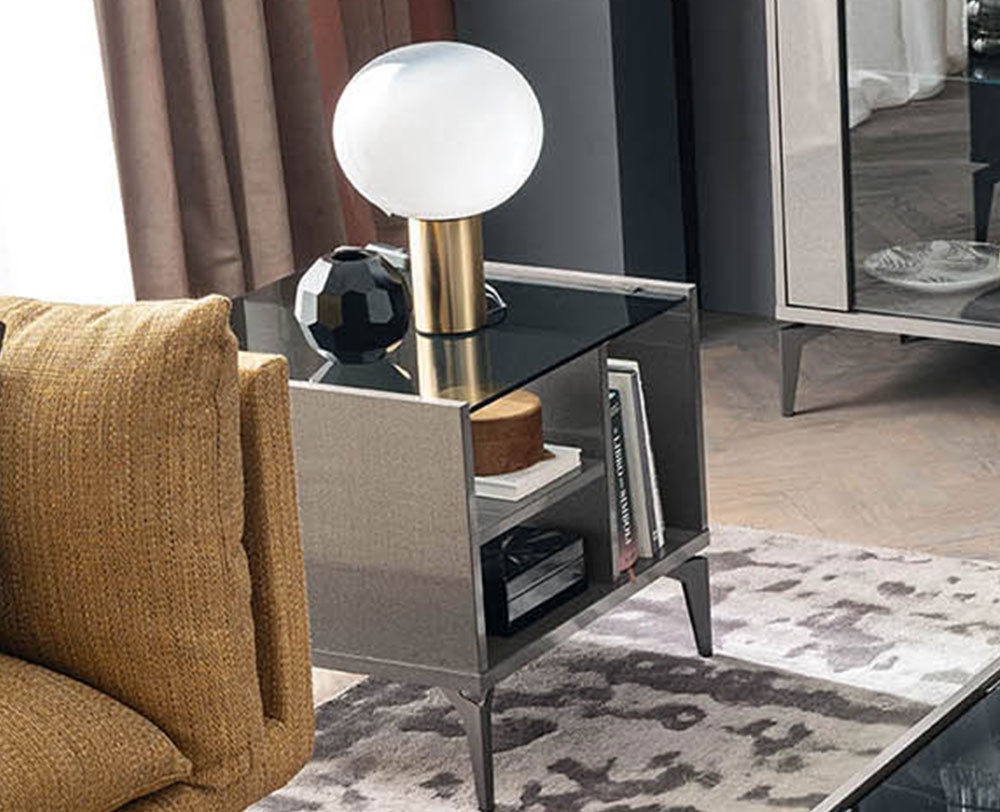 Alf Italia End Table Graphite Side Table
