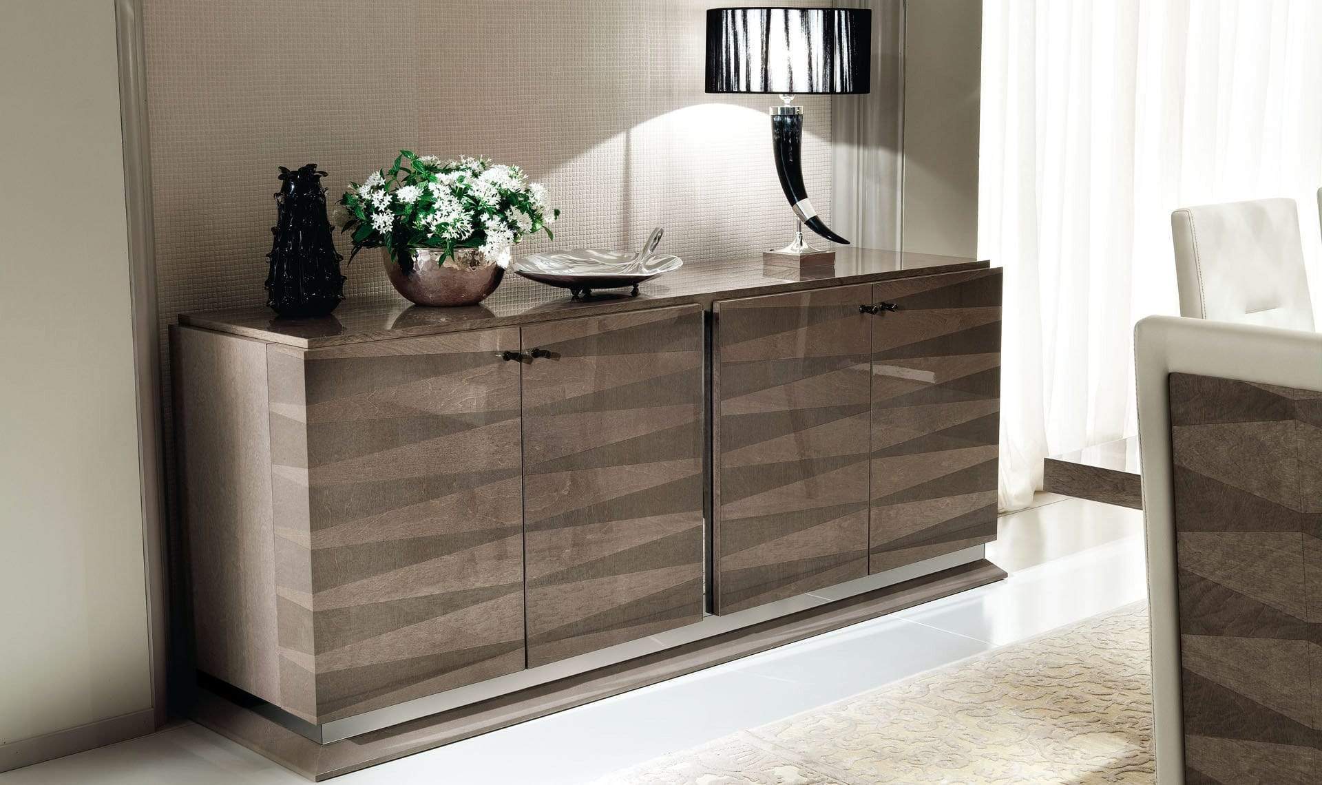 Alf Italia - Open Box Dining Sets Monaco Dining Table, 4 Chairs & Buffet - Open Box | 50% OFF