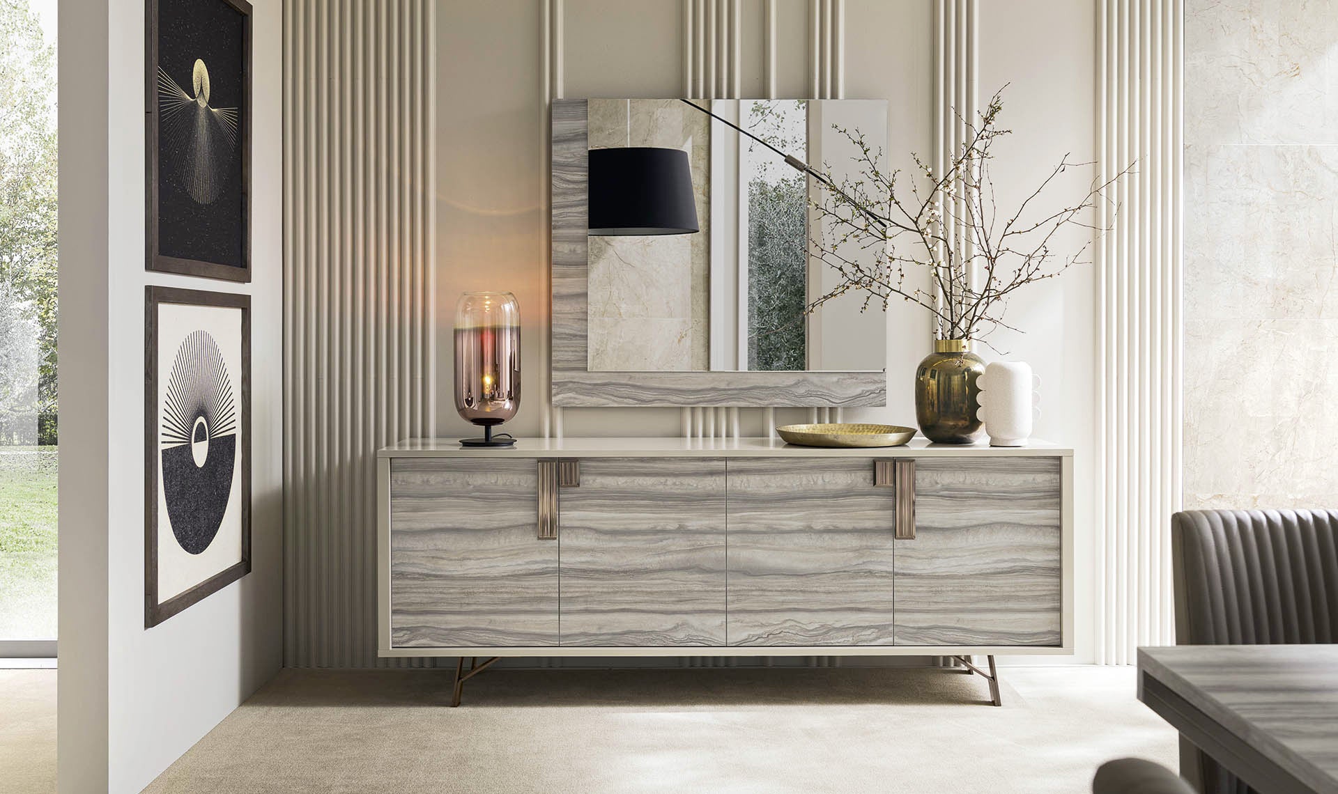 Alf Italia Sideboards & Buffet Jupiter 4/D Buffet - 82"