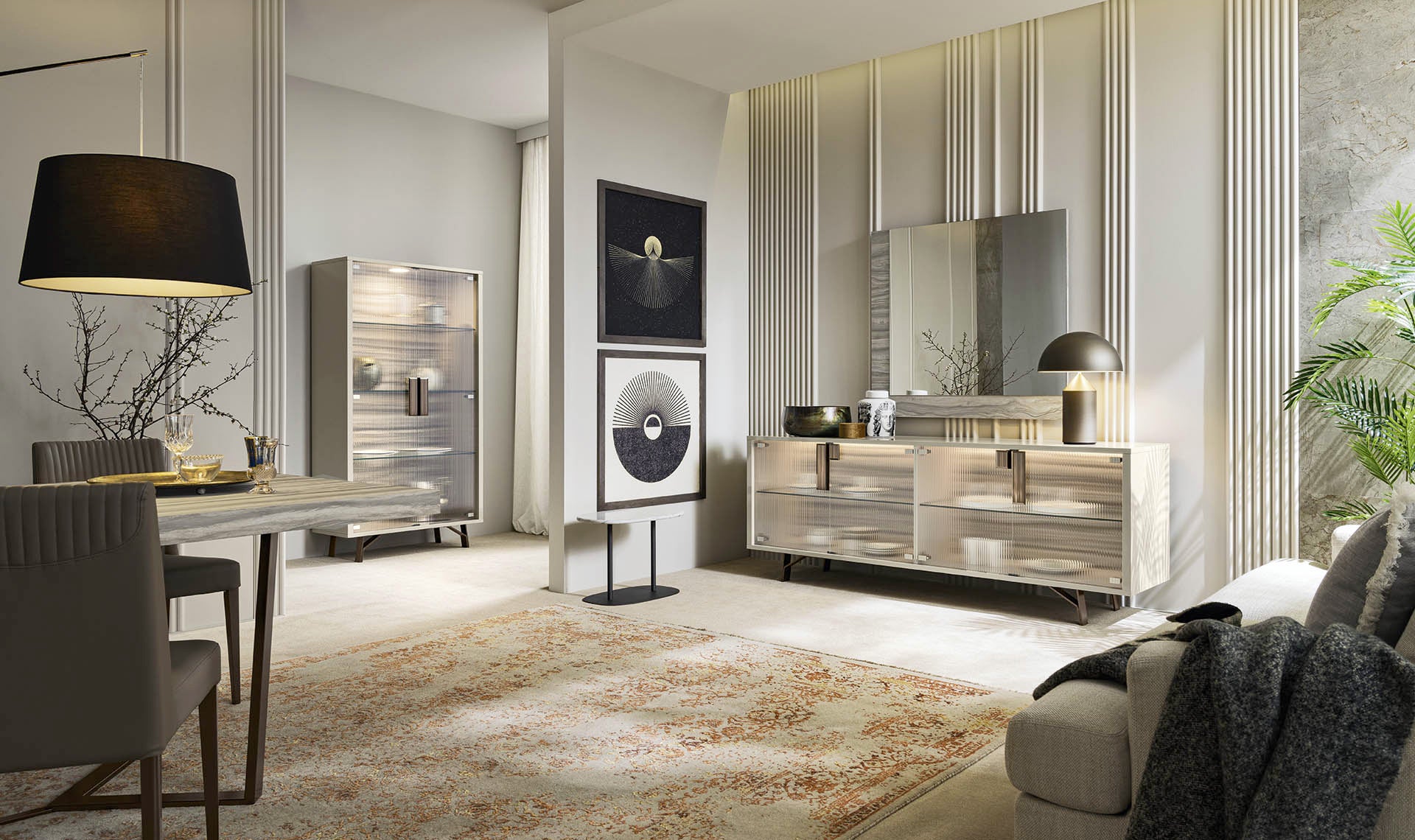 Jupiter 4 Glass Door Buffet - 82