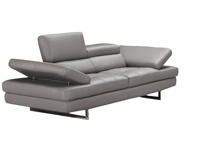 Aurora Premium Leather Loveseat | J&M Furniture