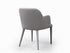 Baxter Nubuck Leather Arm Chair in Grey | J&M Furniture