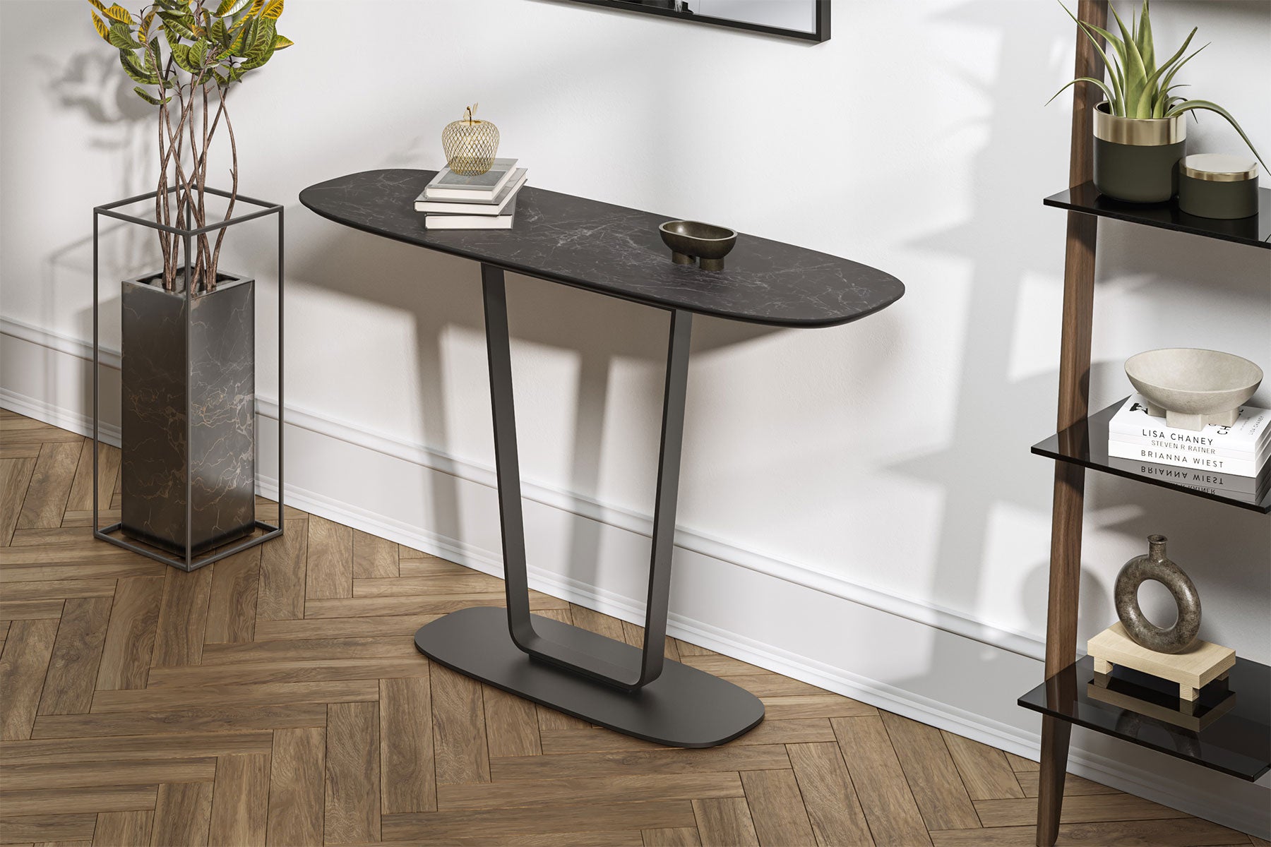 BDI Console Table Black Cloud 9 Console Table 1183 | BDI Furniture