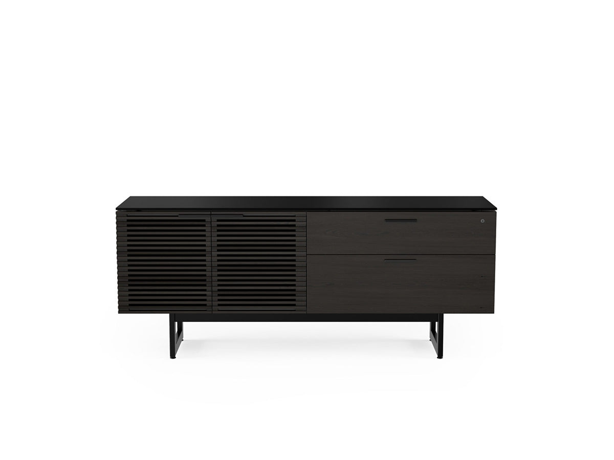 BDI Credenza Charcoal Stained Ash (CRL) Corridor 6529 Credenza | BDI