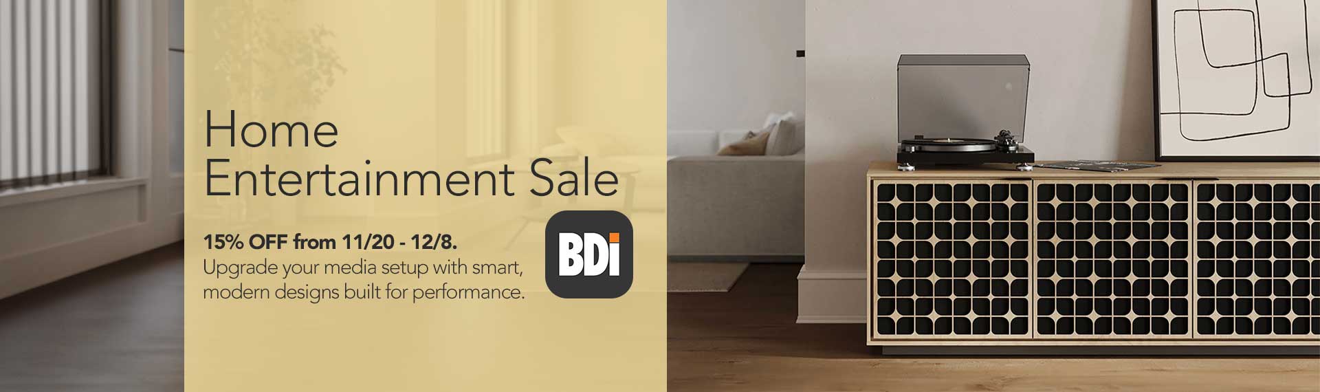 BDI Home Entertainment Sale