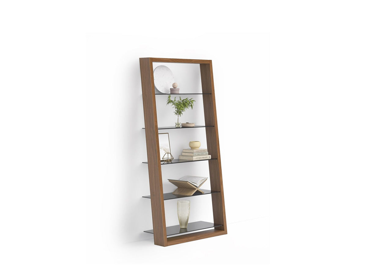 BDI Leaning Shelf Eileen 5166 Modern Leaning Glass Shelf | BDI Furniture