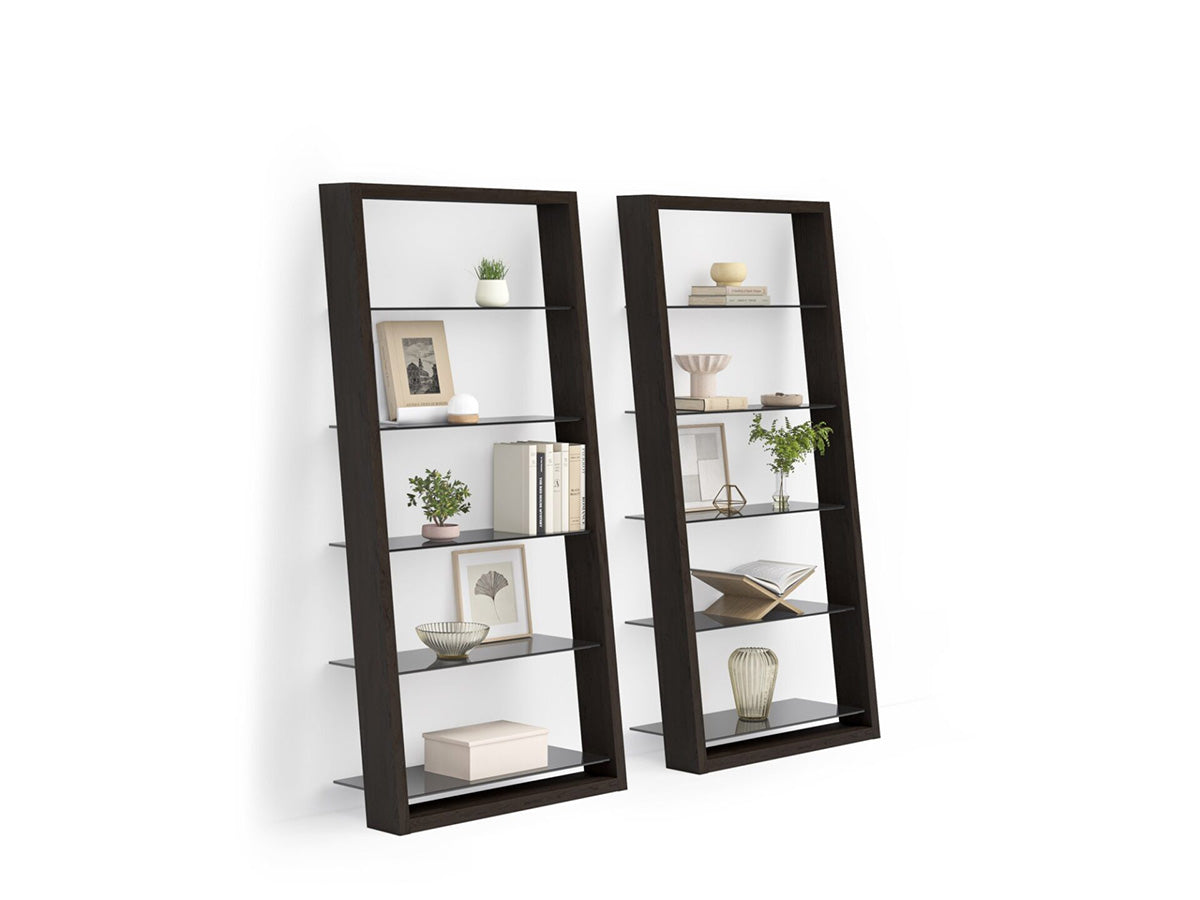 BDI Leaning Shelf Eileen 5166 Modern Leaning Glass Shelf | BDI Furniture