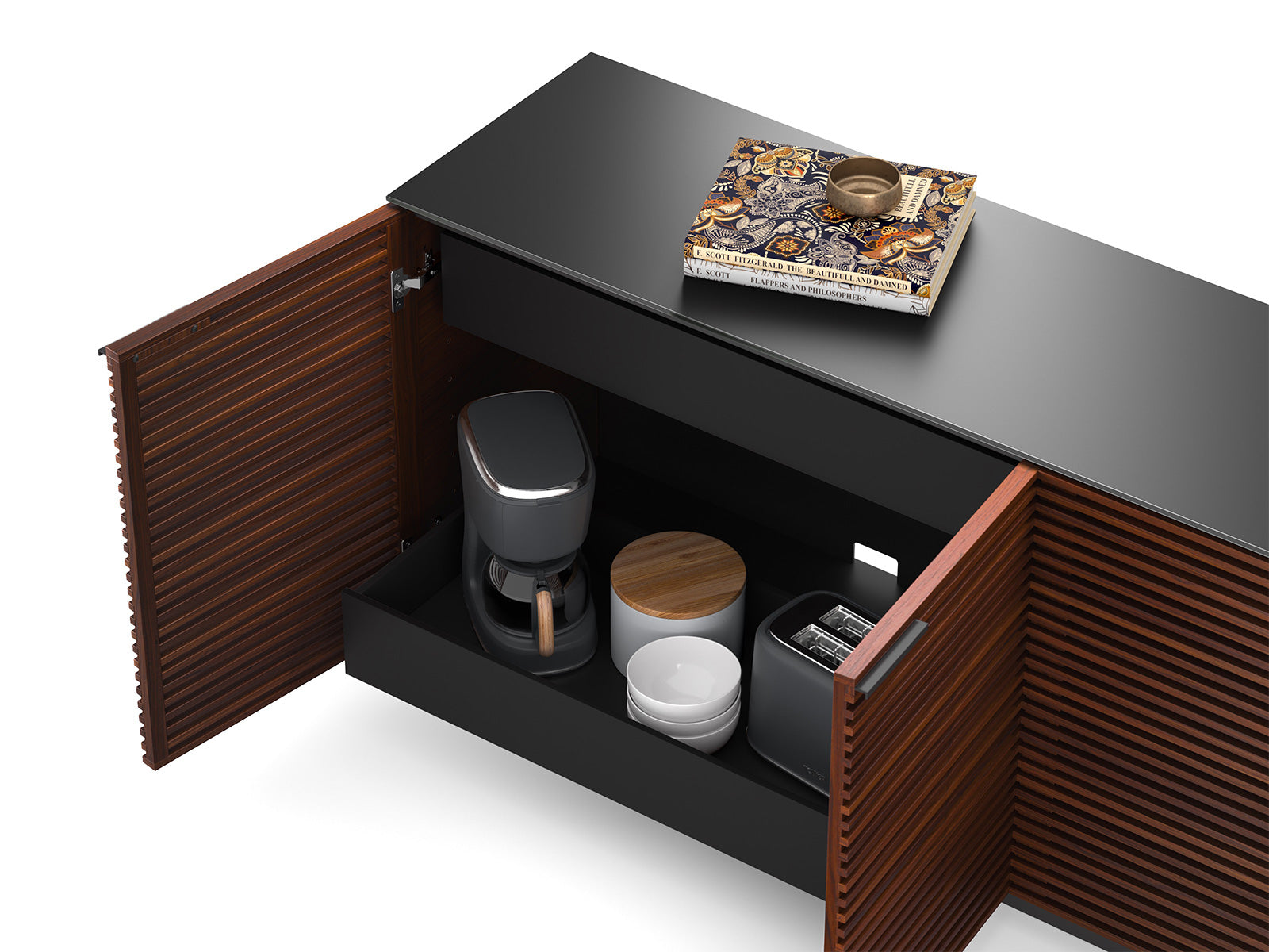 BDI Mobile File Cabinet Corridor Storage Credenza 8109 | BDI Furniture