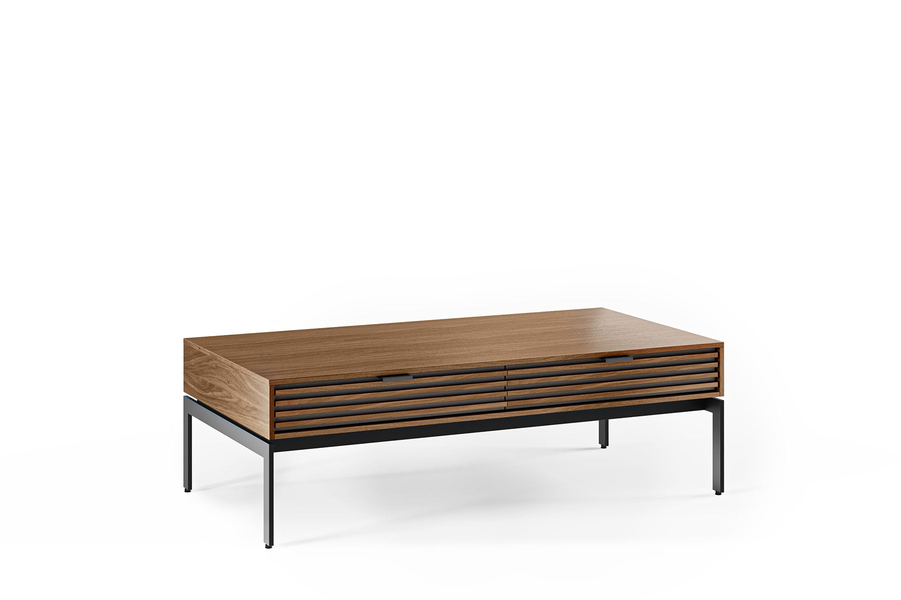 BDI Rectangular Coffee Table Natural Walnut (WL) Cora 1172 Coffee Table | BDI Furniture