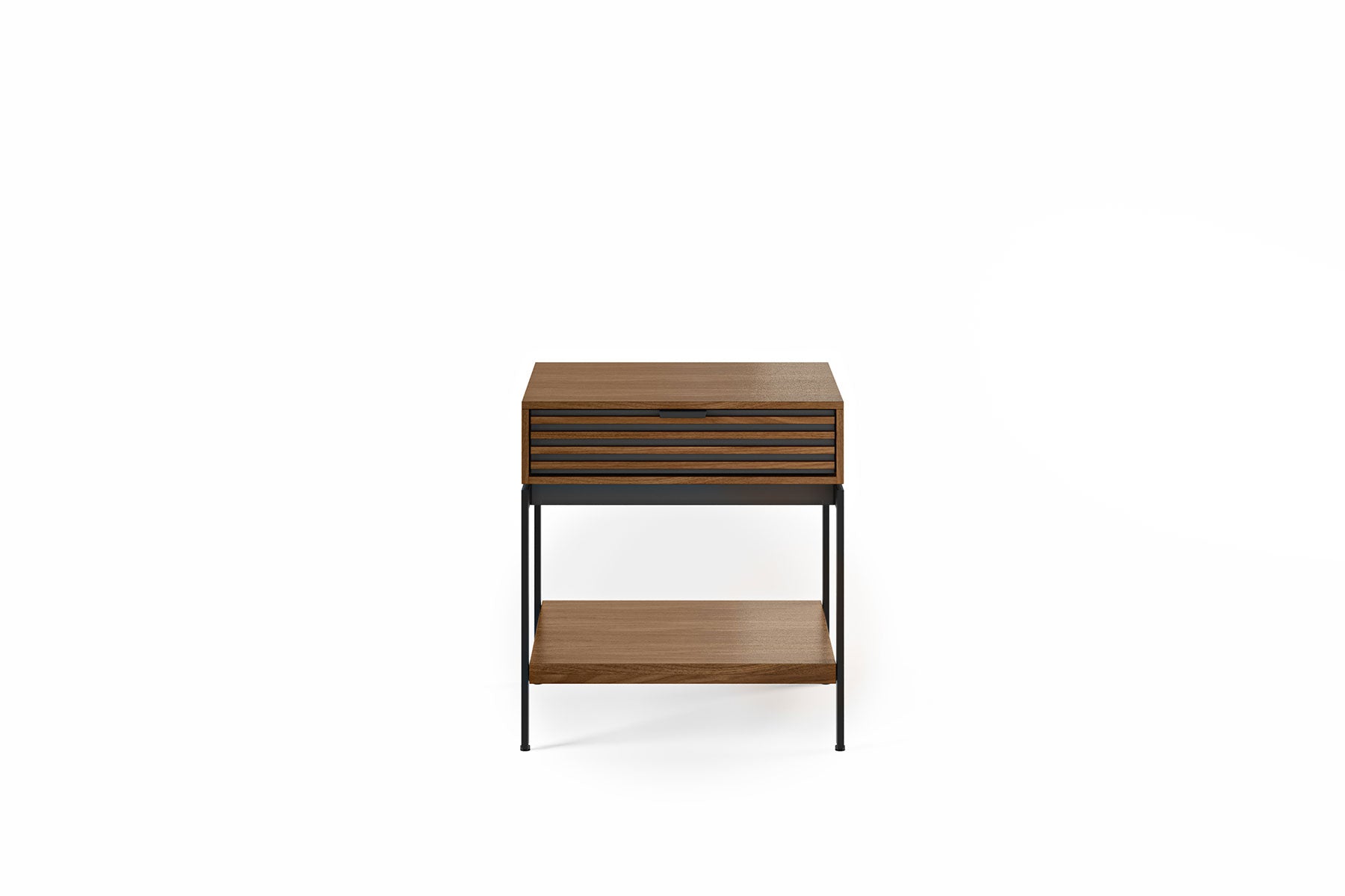 BDI Side Table Natural Walnut (WL) Cora 1176 Side Table | BDI Furniture