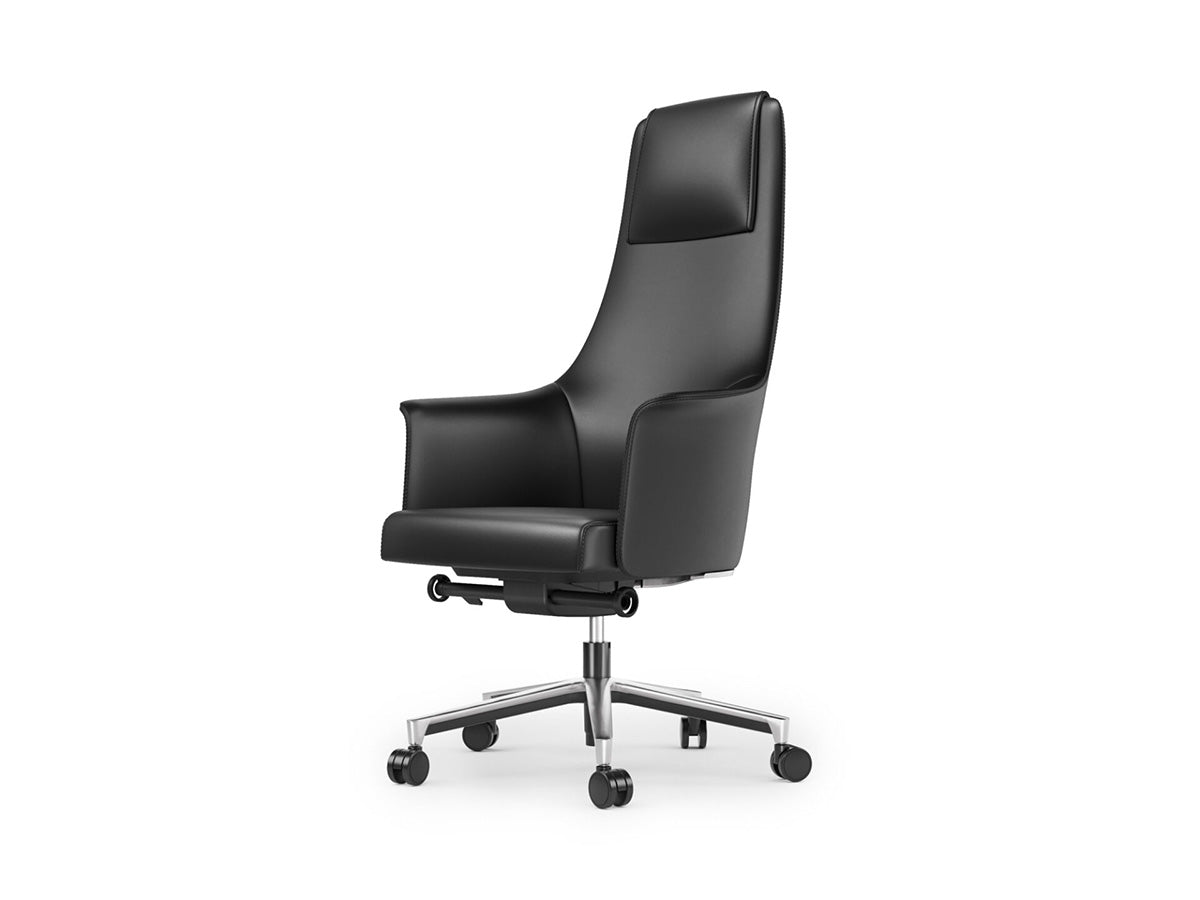 BDI Task Chair Black Leather Bolo 3531 Office, Gaming, and Task Chair | BDI Furniture
