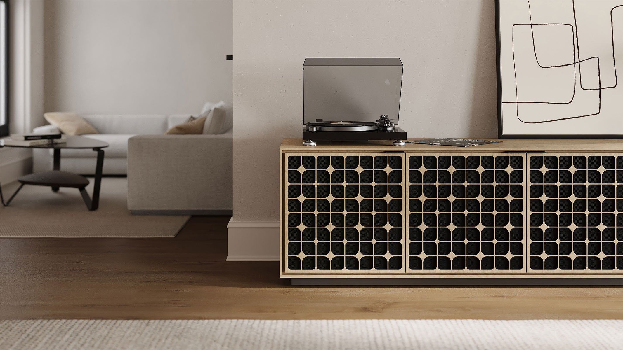 BDI TV Stand & Entertainment Centers Elements Constellation Storage Cabinet 8703 | BDI Furniture