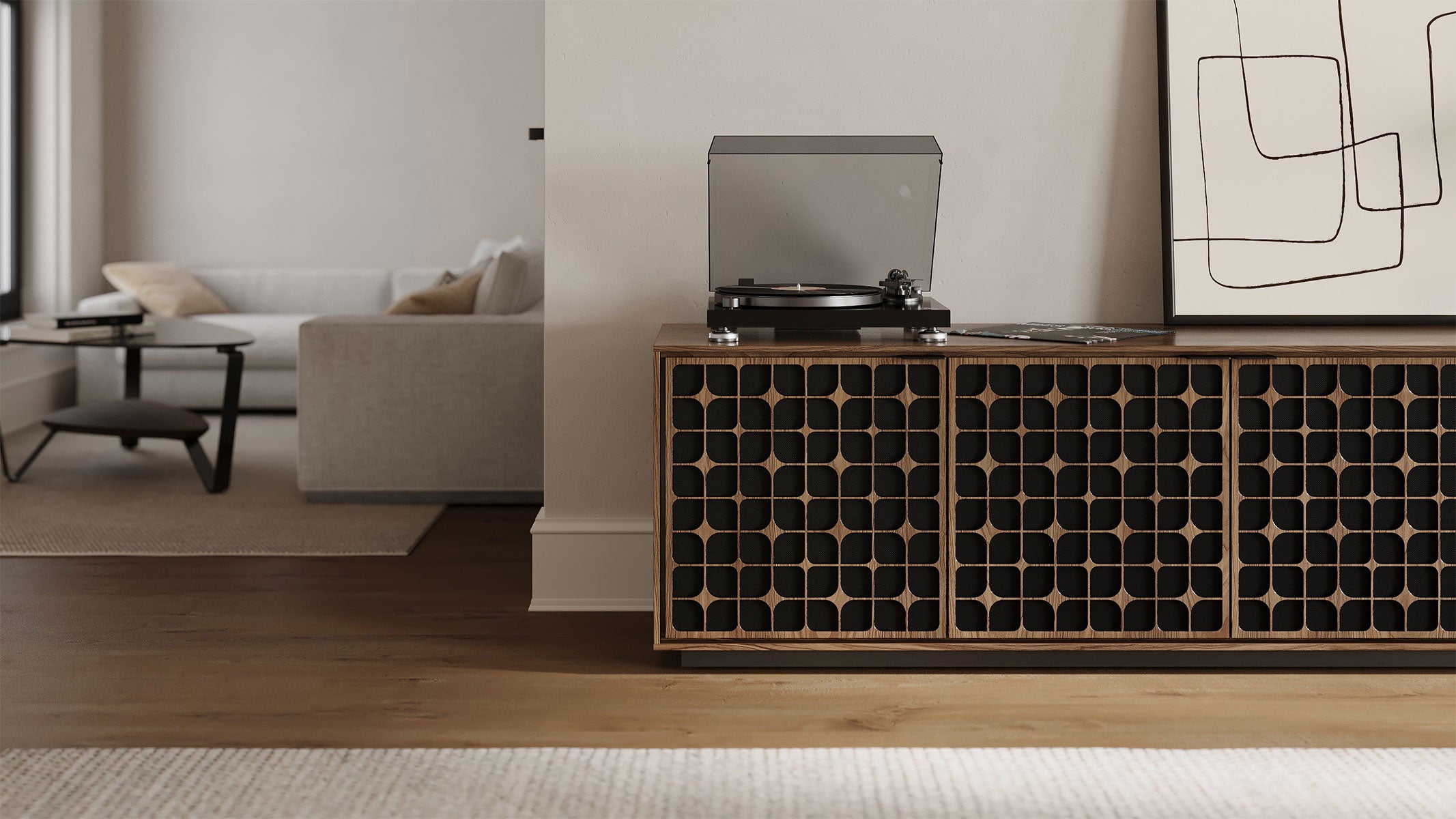 BDI TV Stand & Entertainment Centers Elements Constellation Storage Cabinet 8703 | BDI Furniture