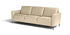 Caleb Leather Sofa in Taupe | Max Divani