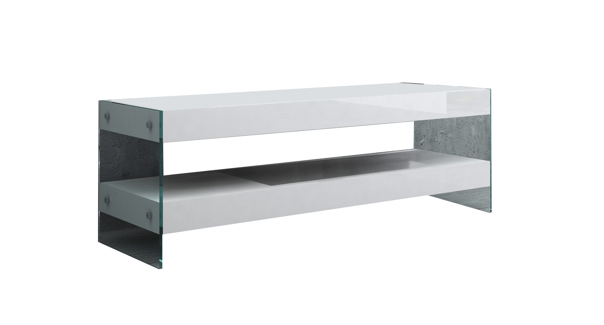 Cloud Mini TV Base White High Gloss | J&M Furniture