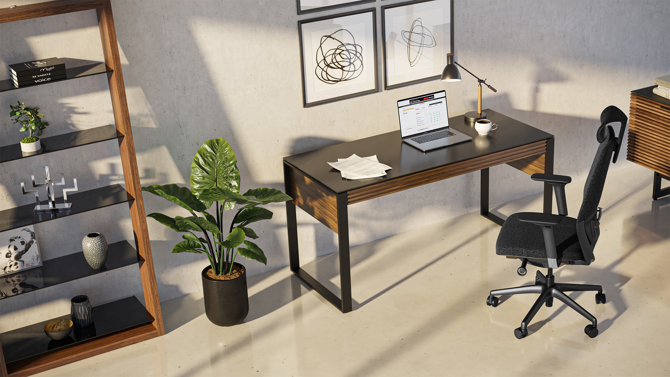 Corridor 6501 Office Desk | BDI