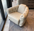 Deliziosa Leather Armchair in Cream | J&M Furniture