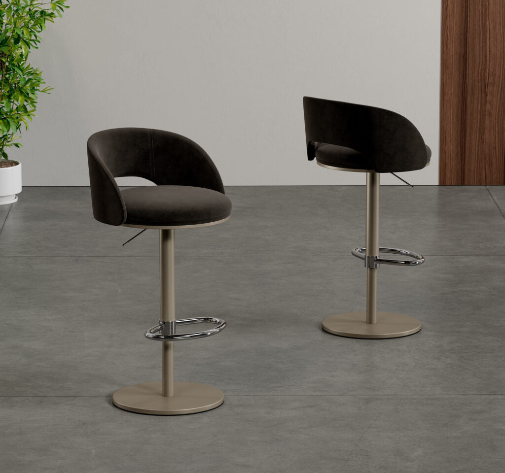 Elite Modern Barstool Dana Swivel Barstool 4070B-H | Elite Modern